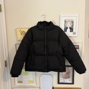 Forever 21 Black Puffer Jacket